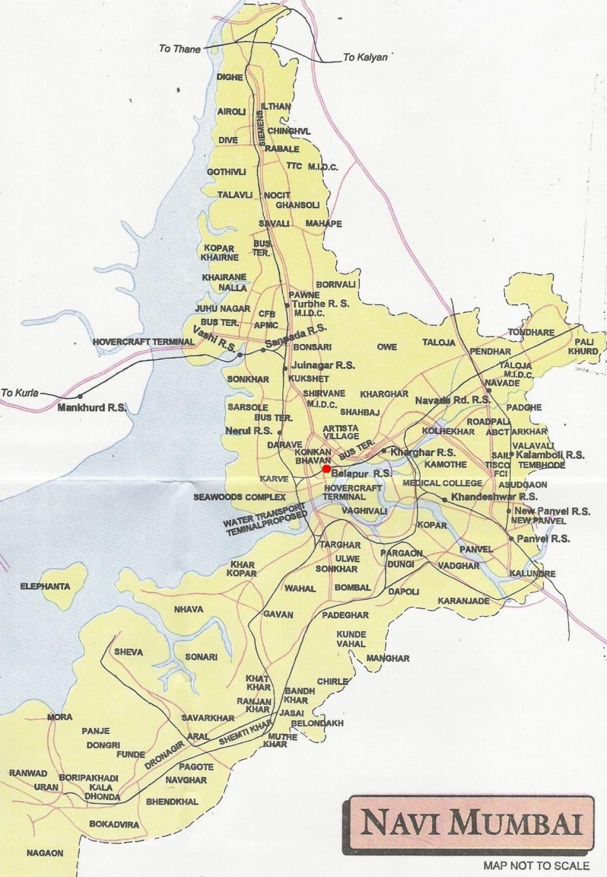 mapa ng navi Mumbai