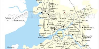 Mapa ng mga bagong Mumbai