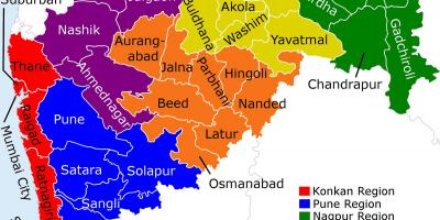 Mapa ng Maharashtra Mumbai