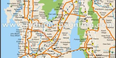 Mumbai sa mapa