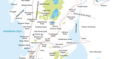Manila suburbs mapa