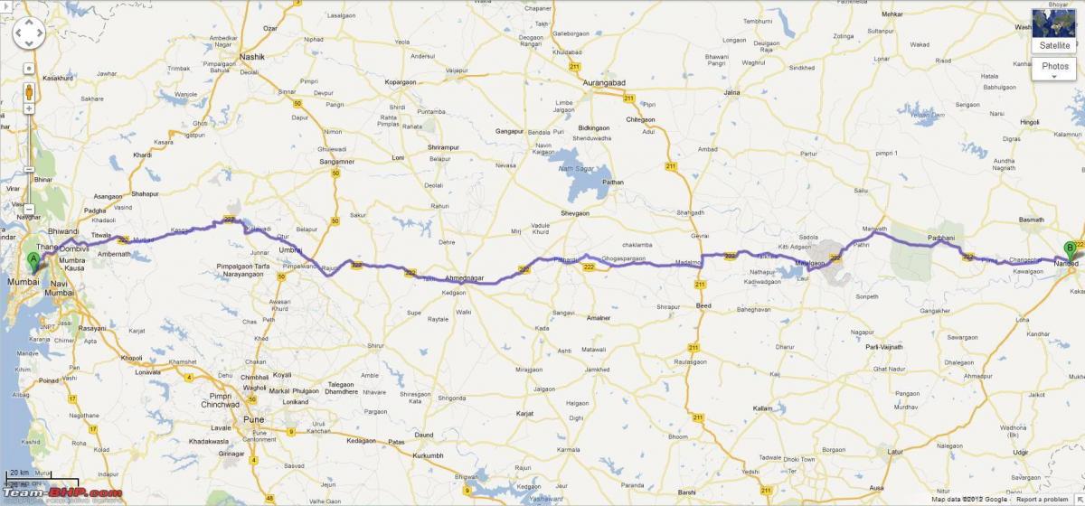 Mumbai nagpur expressway ruta ng mapa