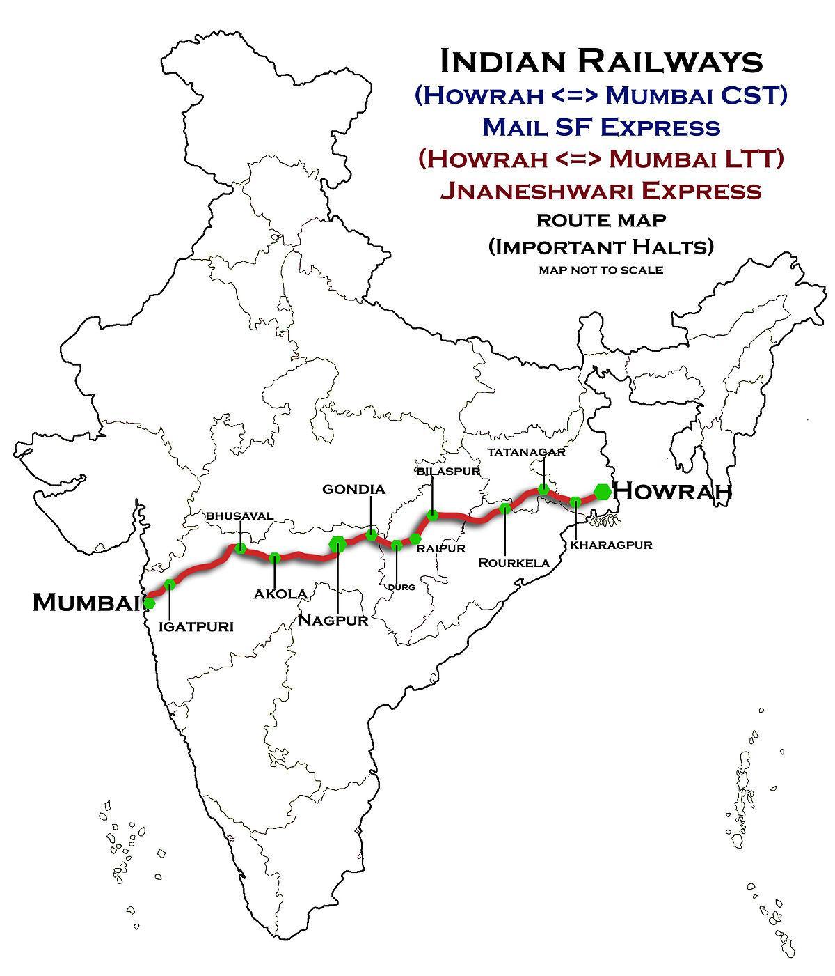 nagpur Mumbai express highway mapa